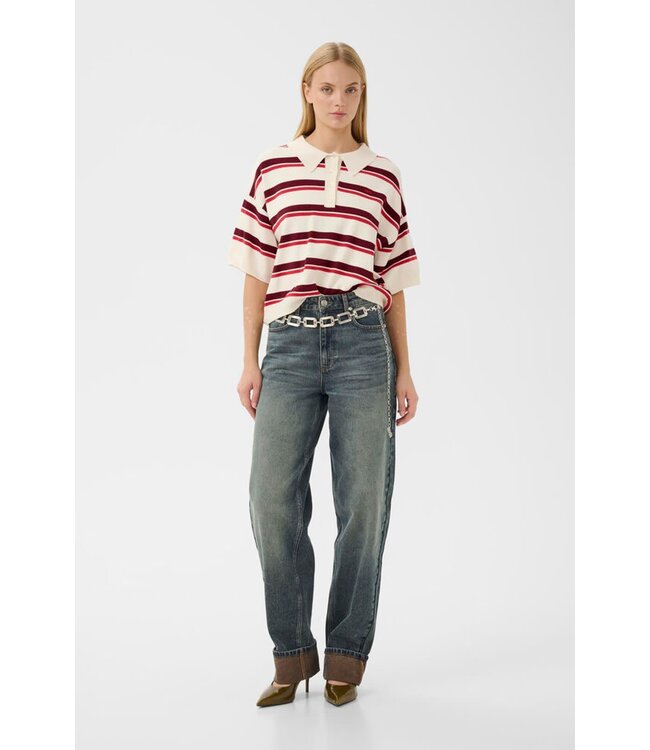 Gestuz taia ss polo pullover