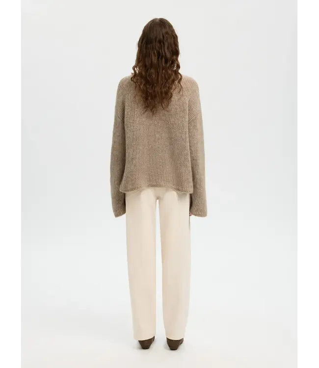 Selected LULU LOOSE LS KNIT O-NECK