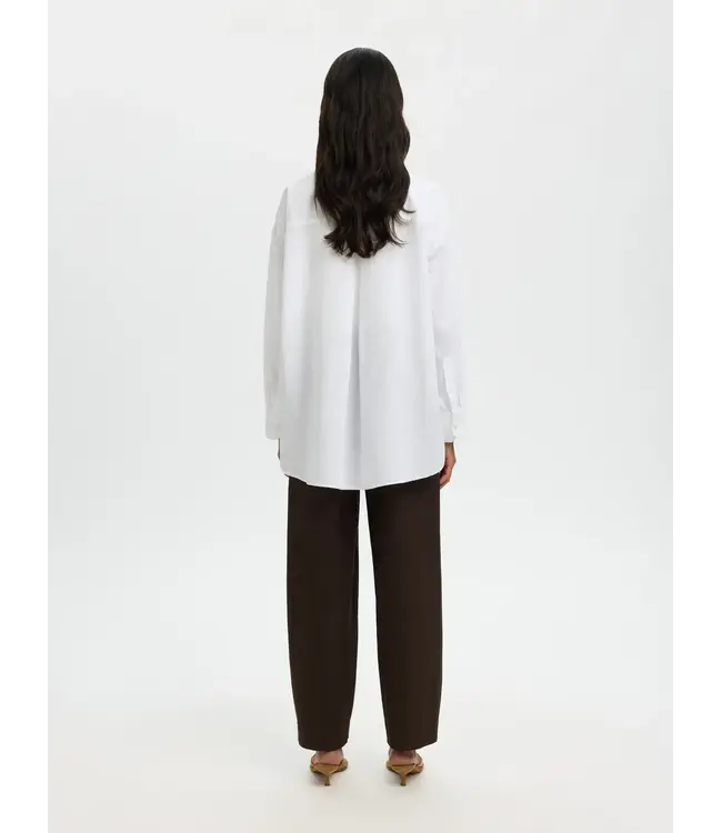 Selected Cleo oversized linnen blend shirt NOOS