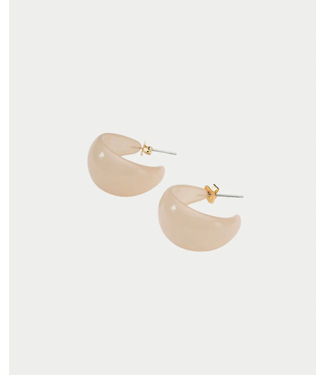 BOW19 Beige Hoops