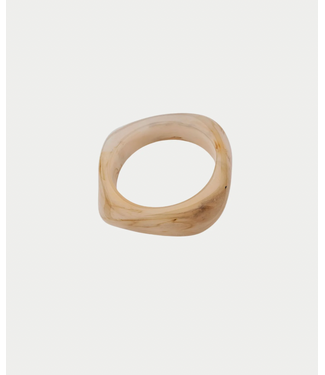 BOW19 Big Square Bracelet Light Brown