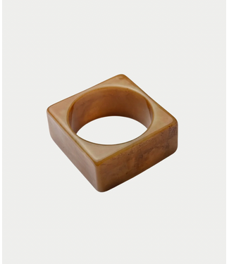 BOW19 Big XL Square Bracelet Camel