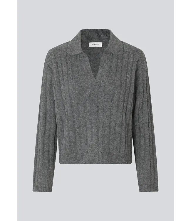 Modström Rise polo, Knit sweater