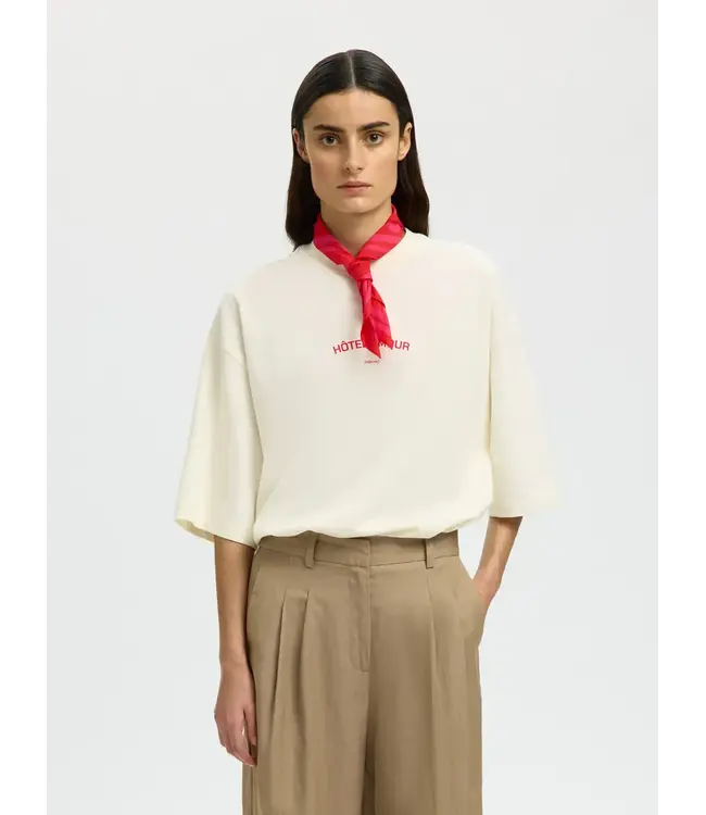 Selected Boxy Lia Hotel Amour Tee