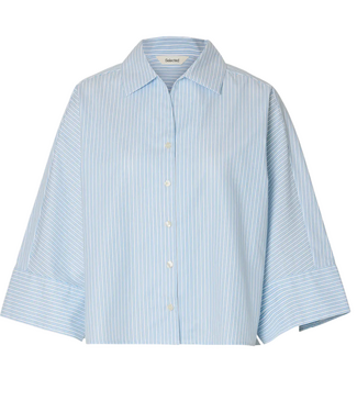 Selected Ester oversize 3/4 shirt / size 34