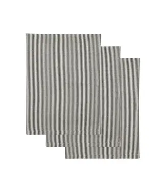 House Doctor Tea towels, HDCook, Dark grey, set of 3