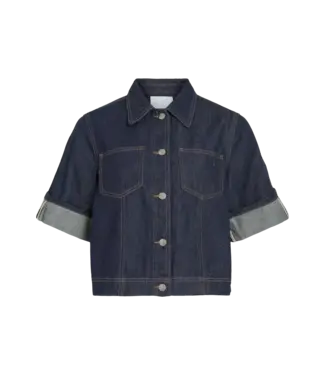 Rouge Edit MARTINE 2/4 DENIM SHIRT