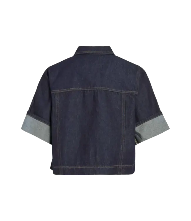 Rouge Edit MARTINE 2/4 DENIM SHIRT