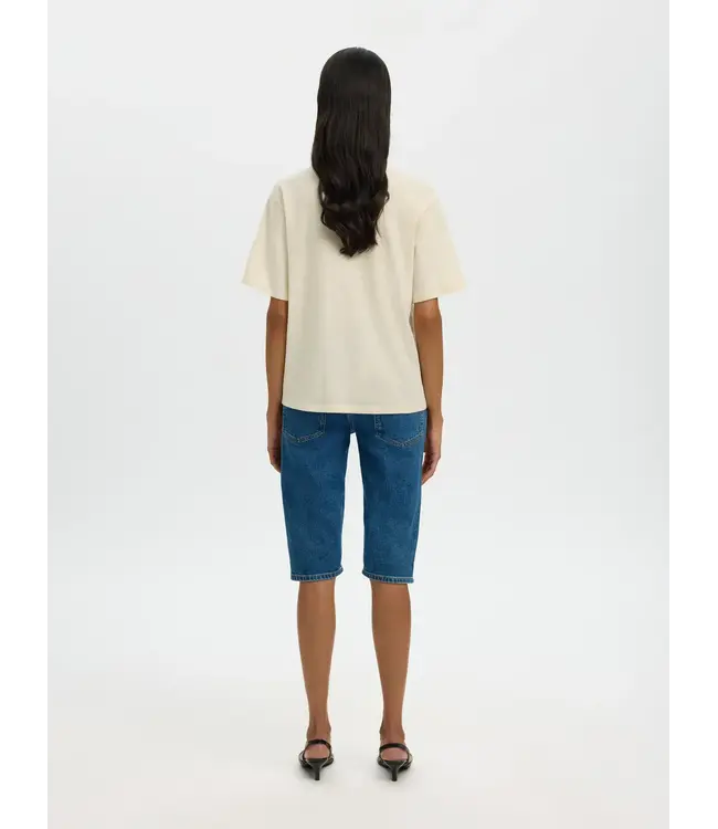 Selected ADA Linen Blend Tee  NOOS