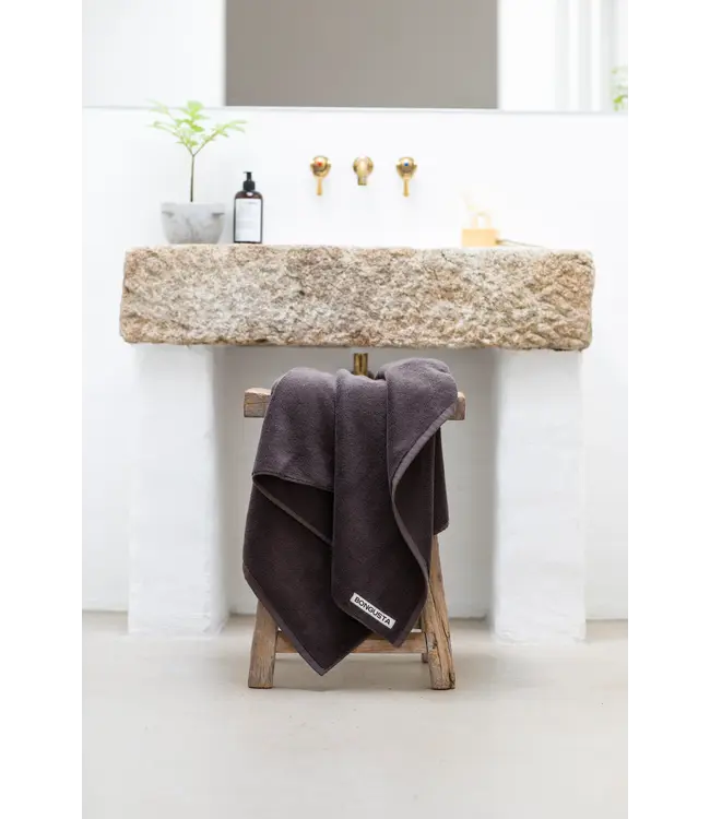 BONGUSTA Naram Hand Towels coffee 50x80cm