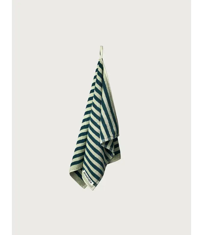 BONGUSTA Naram Guest Towels sea foam & deep teal