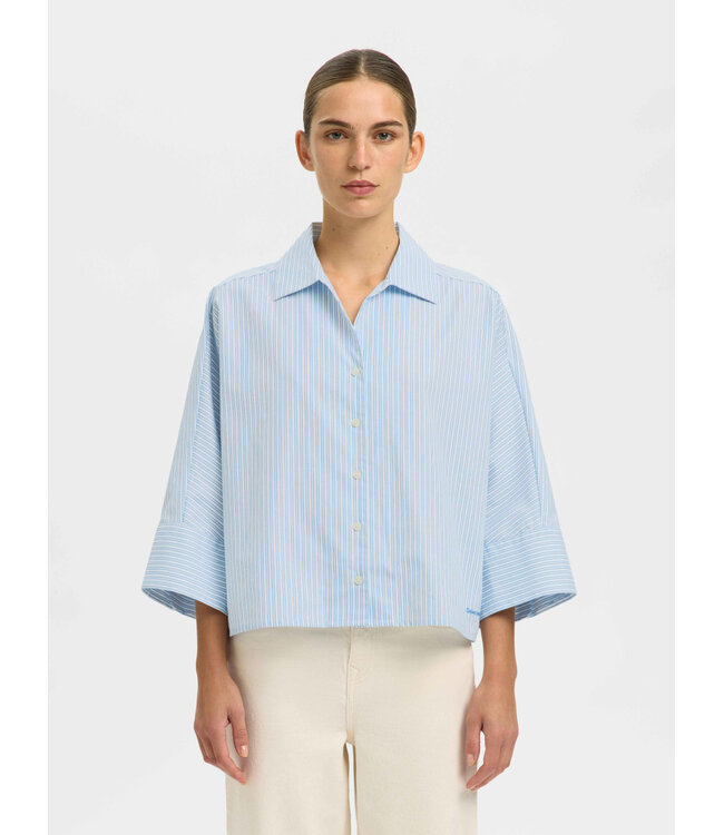 Selected Ester oversize 3/4 shirt