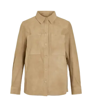 Rouge Edit Darla  Suede Shirt