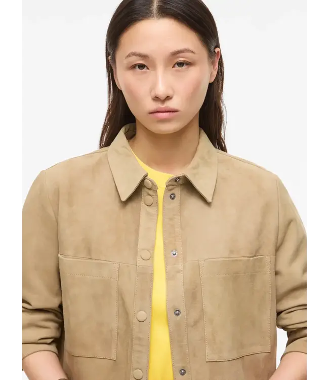 Rouge Edit Darla  Suede Shirt
