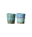 HKliving 70s ceramics: Van Gogh coffee mugs Self Portrait (set of 2)