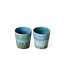 HKliving 70s ceramics: Van Gogh coffee mugs Self Portrait (set of 2)
