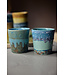 HKliving 70s ceramics: Van Gogh coffee mugs Self Portrait (set of 2)