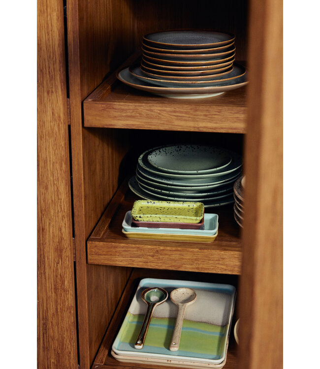 HKliving 70s ceramics: serving spoons hills, set of 2