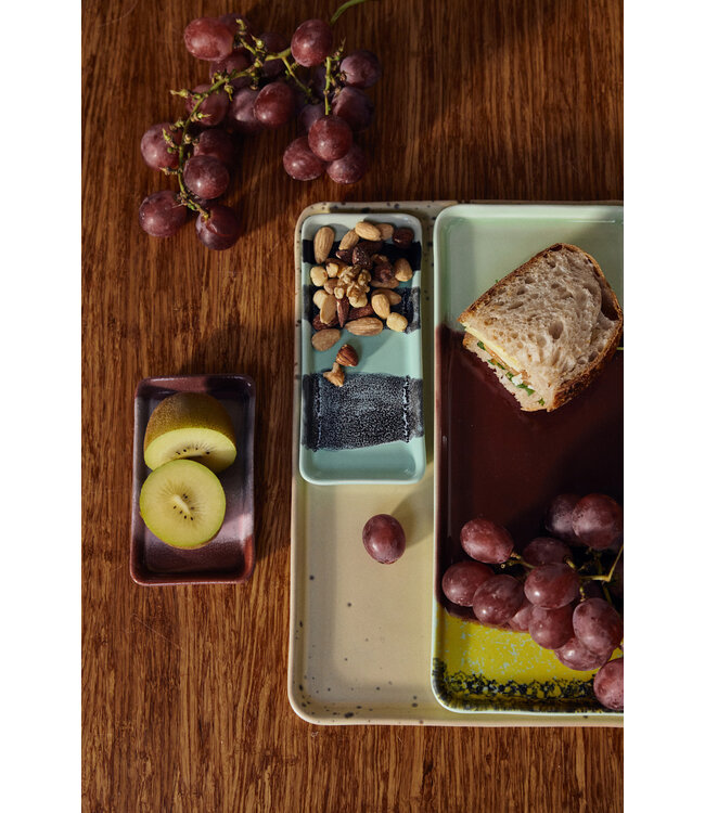 HKliving 70s ceramics: cake tray cherry