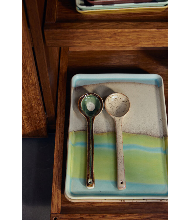 HKliving 70s ceramics: large tray glint