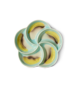 HKliving 70s ceramics: snack tray glint