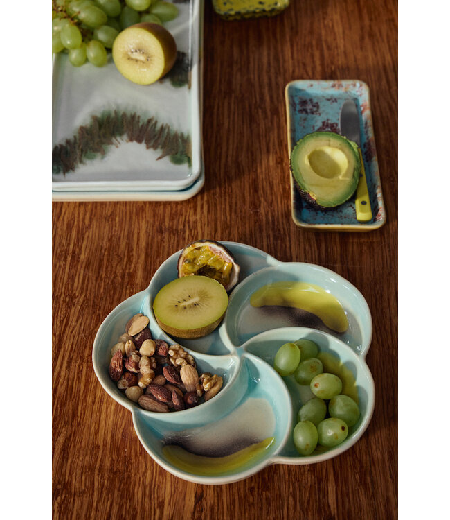 HKliving 70s ceramics: snack tray glint