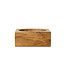 HKliving Teak cube bowl small
