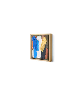 HKliving Framed artwork moonlight strokes, 18x20cm