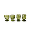 HKliving Glasses, emerald Nienke Sikkema for HKLIVING, set of 4