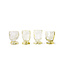 HKliving Glasses, citrine Nienke Sikkema for HKLIVING, set of 4