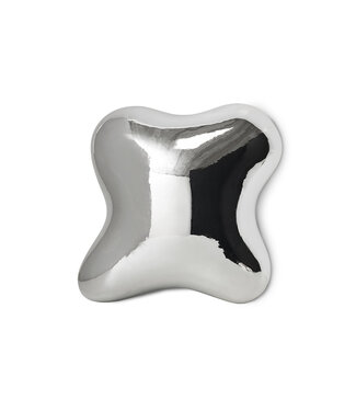HKliving Orb wall sculpture chrome