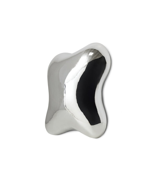 HKliving Orb wall sculpture chrome