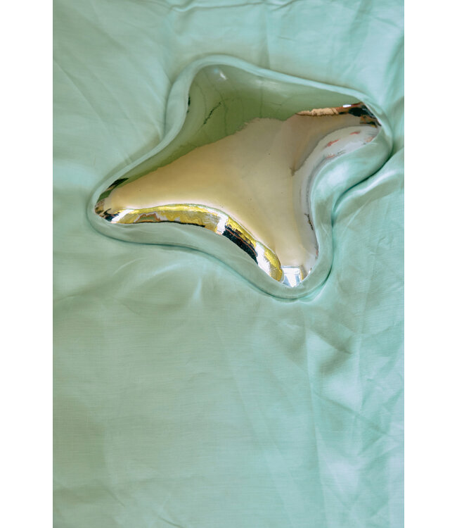 HKliving Orb wall sculpture chrome