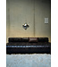 HKliving Orb wall sculpture chrome