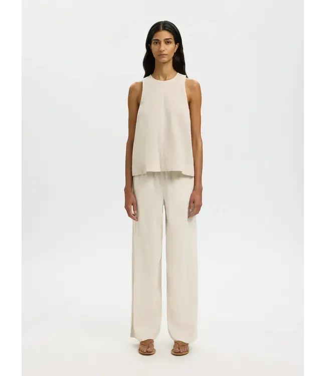 Selected Luisa linen blend top noos