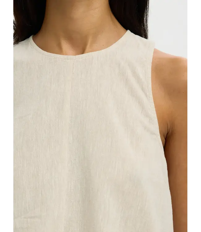 Selected Luisa linen blend top noos