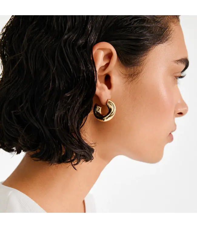 Pilgrim JENNINGS hoop earrings gold-plated