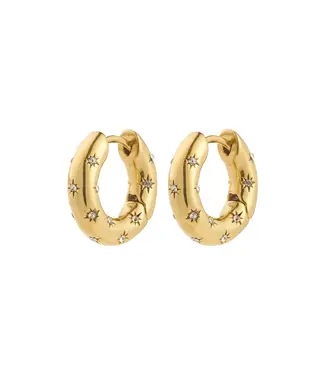 Pilgrim NEVAEH hoops gold-plated