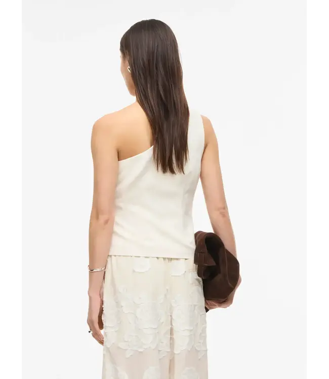 Rouge Edit Joelle One Shoulder Top