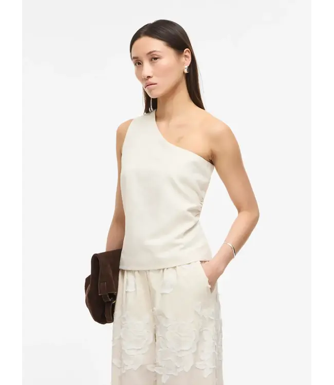 Rouge Edit Joelle One Shoulder Top