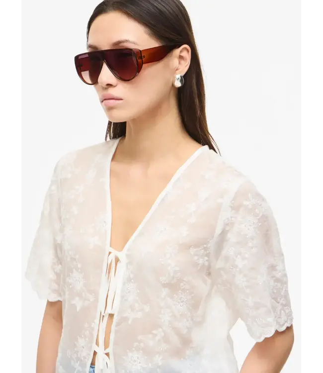 Rouge Edit Kaia 2/4 V-Neck Top