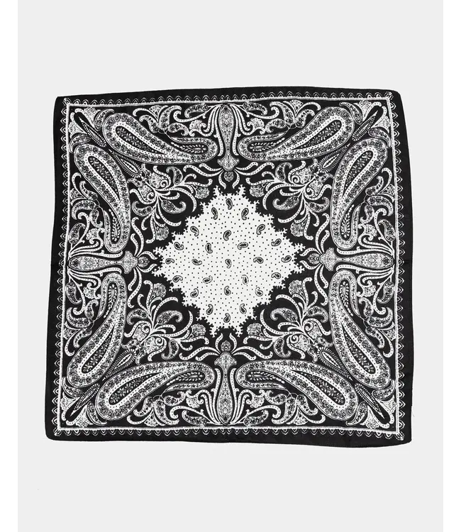 BOW19 Paisley Scarf Black