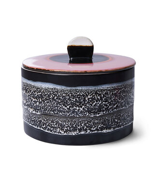 HKliving 70s ceramics  cookie jar, Disco