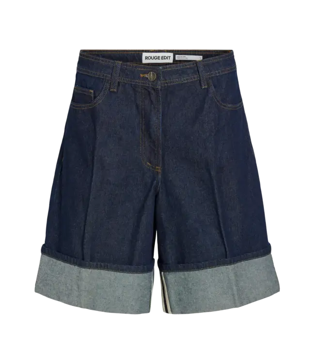 Rouge Edit Martine 2/4 Denim Shorts