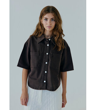 Norr Kenzie SS denim shirt