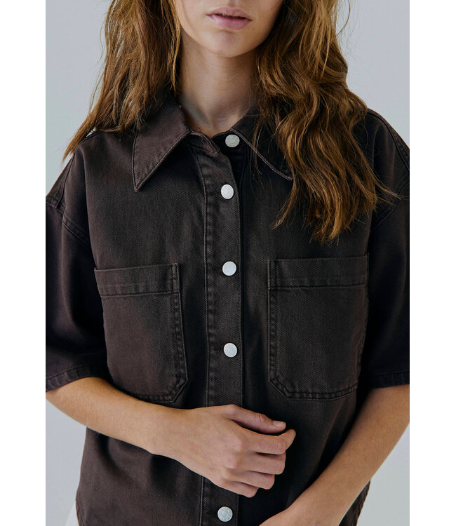 Norr Kenzie SS denim shirt