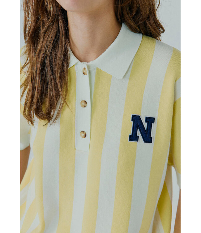 Norr Varsity knit polo