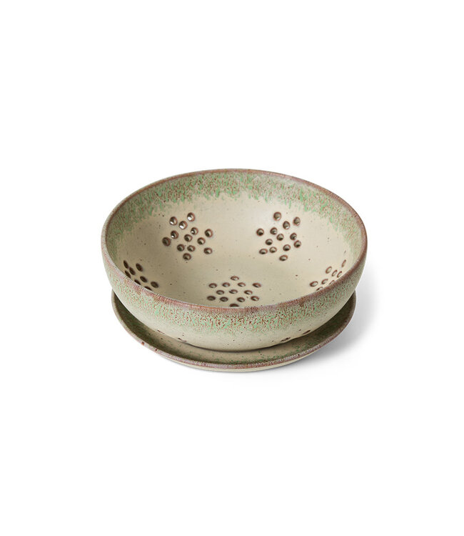HKliving 70s ceramics: berry bowl, slush