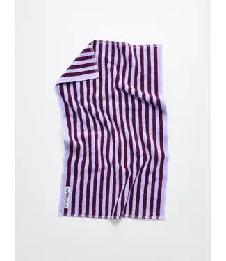 BONGUSTA Naram Guest towels - Wine & Lavender Blue