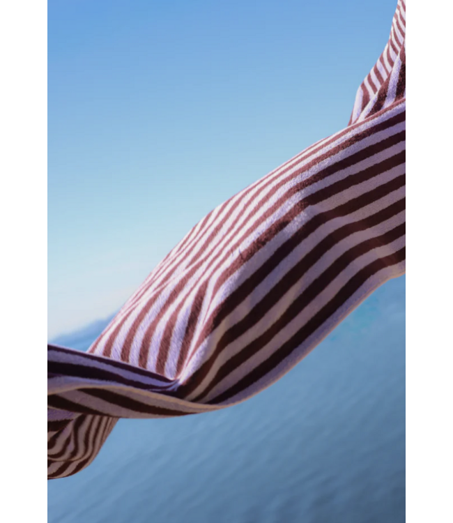 BONGUSTA Naram Guest towels - Wine & Lavender Blue